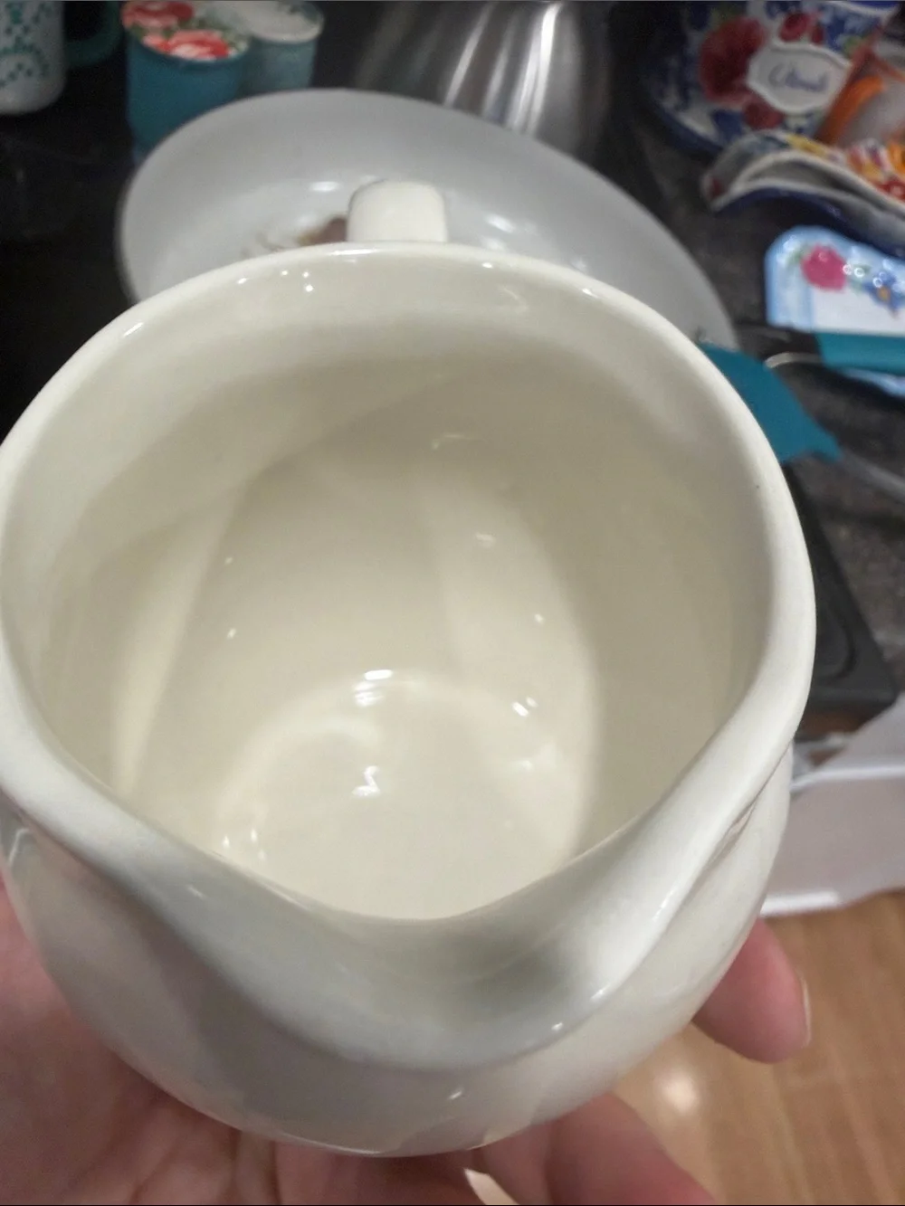 The PioneerWoman Flea Market Floral Stoneware Cream Pitcher